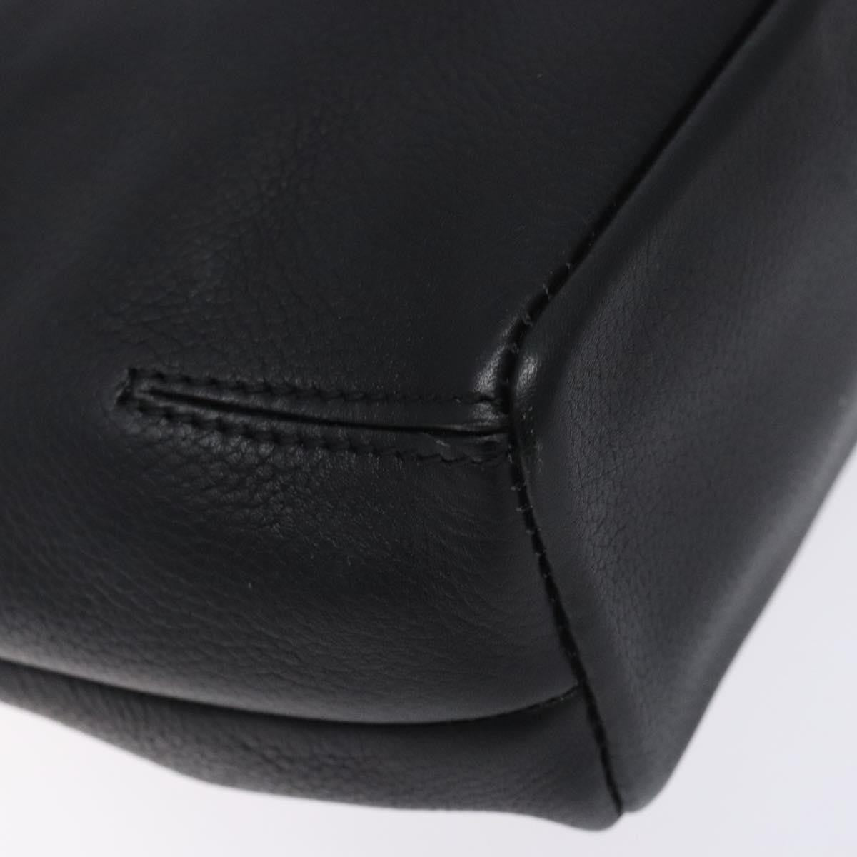 Loewe Vintage Shoulder Bag Leather, BLACK, LEATHER, Shoulder bag