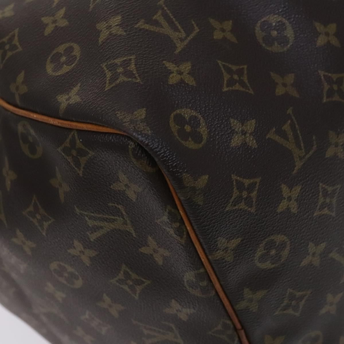 Louis Vuitton Keepall Bag Monogram Canvas, BROWN, CANVAS, Travel bag