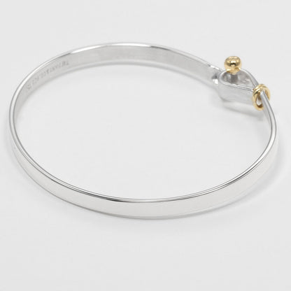 Tiffany & Co. Love Knot Bracelet Sterling Silver and 18K Yellow Gold, SILVER, SILVER, Bracelet
