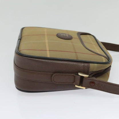Burberry Nova check Shoulder bag Canvas, BEIGE, CANVAS, Shoulder bag