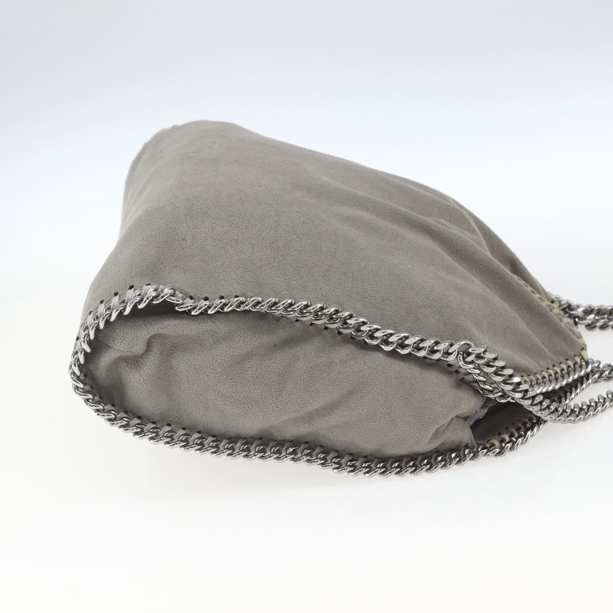 Stella McCartney Falabella Tote Shaggy Deer, GRAY, POLYESTER, Shoulder bag