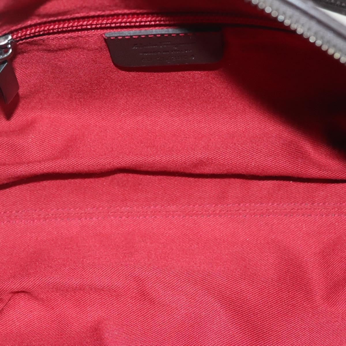 Salvatore Ferragamo Pochette Pony Hair, BROWN, SUEDE, Shoulder bag