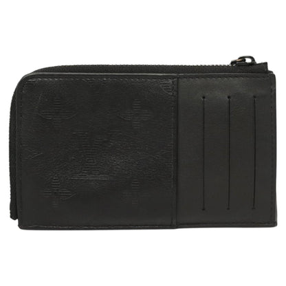 Louis Vuitton Hybrid Wallet Monogram Shadow Leather, Black, Leather, Wallet
