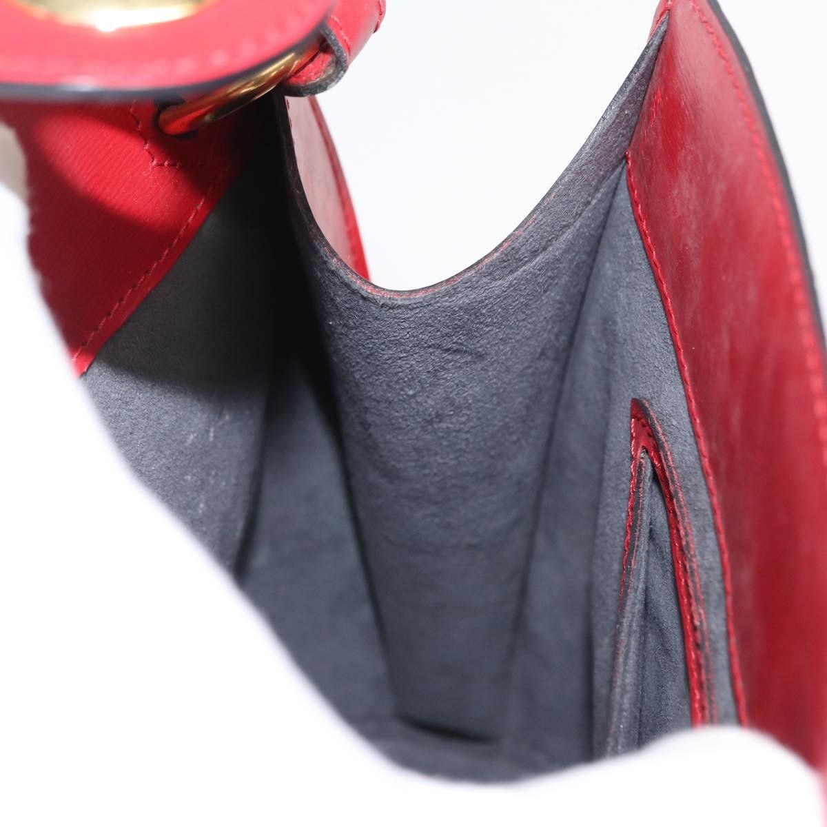 Louis Vuitton Cluny Shoulder Bag Epi Leather, RED, LEATHER, Shoulder bag