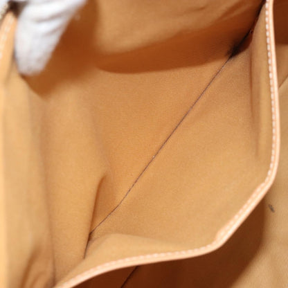 Celine Vintage Macadam Tote bag Canvas and Leather, BEIGE, CANVAS, Tote bag