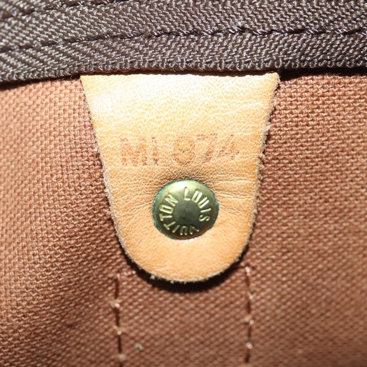 Louis Vuitton Keepall Bag Monogram Canvas, BROWN, CANVAS, Travel bag