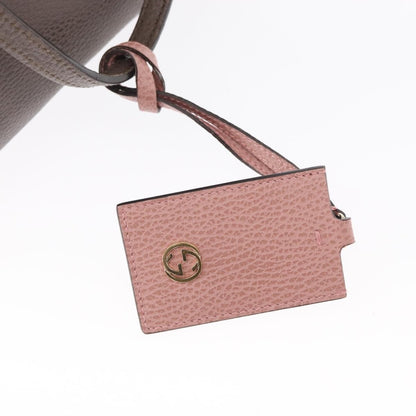 Gucci Swing Tote Leather, GRAY, LEATHER, Tote bag