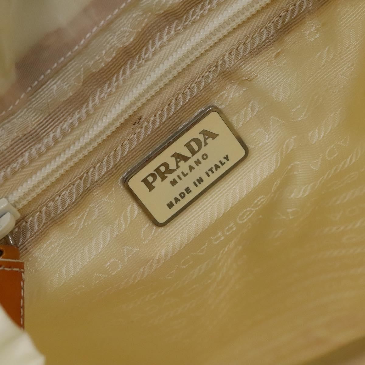 Prada Double Front Pocket Backpack Tessuto, WHITE, NYLON, Backpack