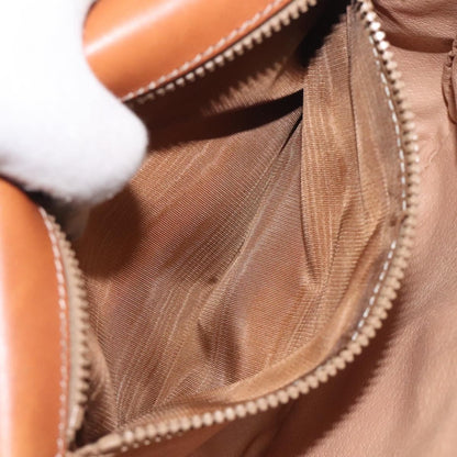 Celine Vintage Macadam Shoulder Bag Canvas, BEIGE, PVC, Shoulder bag