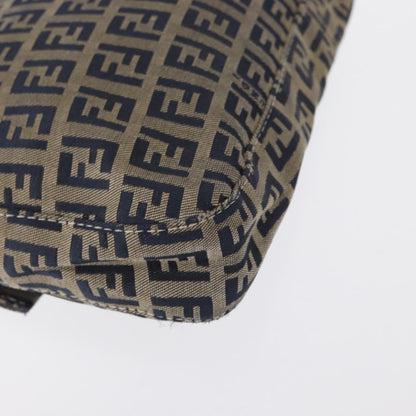 Fendi Baguette Bag Zucchino Canvas, NAVY, CANVAS, Shoulder bag