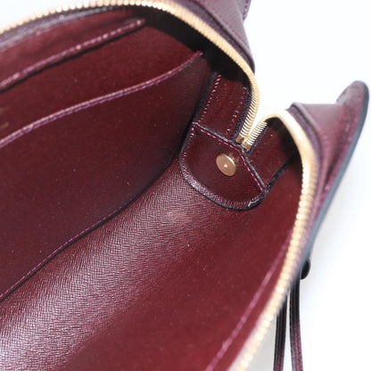 Louis Vuitton Pochette Baikal Clutch Taiga Leather, BROWN, LEATHER, Clutche & pouche