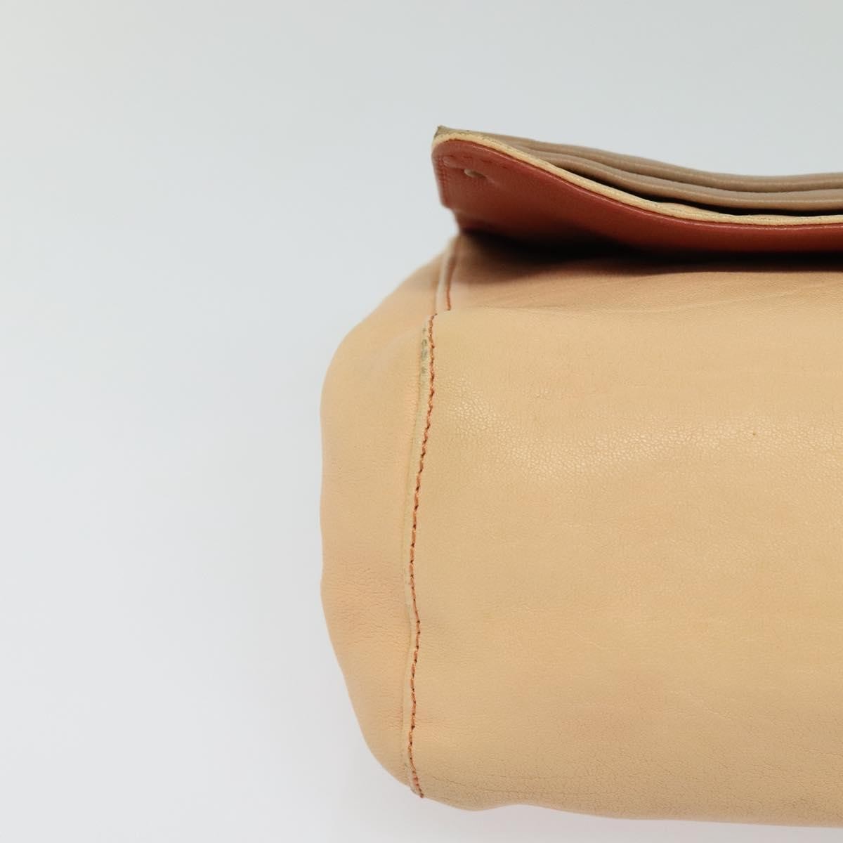 Chloe Vintage Flap shoulder bag Leather, BEIGE, LEATHER, Shoulder bag