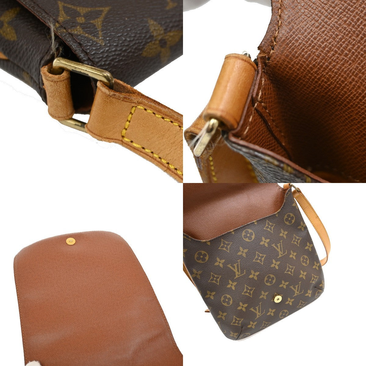 Louis Vuitton Musette Salsa Handbag Monogram Canvas, Brown, Canvas, Shoulder Bag