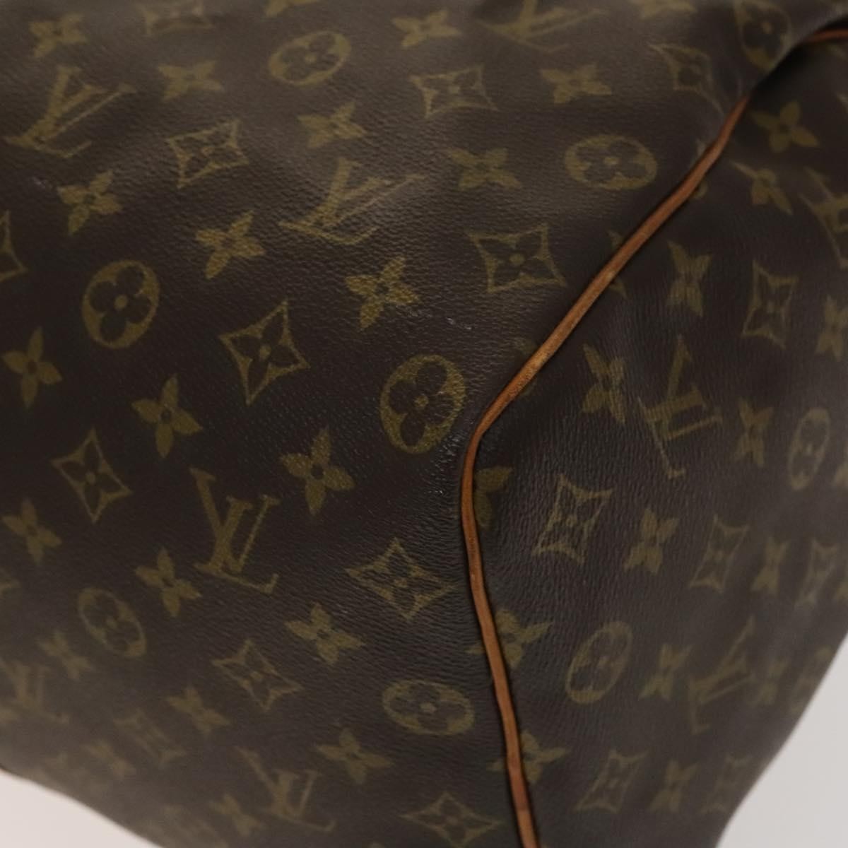 Louis Vuitton Keepall Bag Monogram Canvas, BROWN, CANVAS, Travel bag