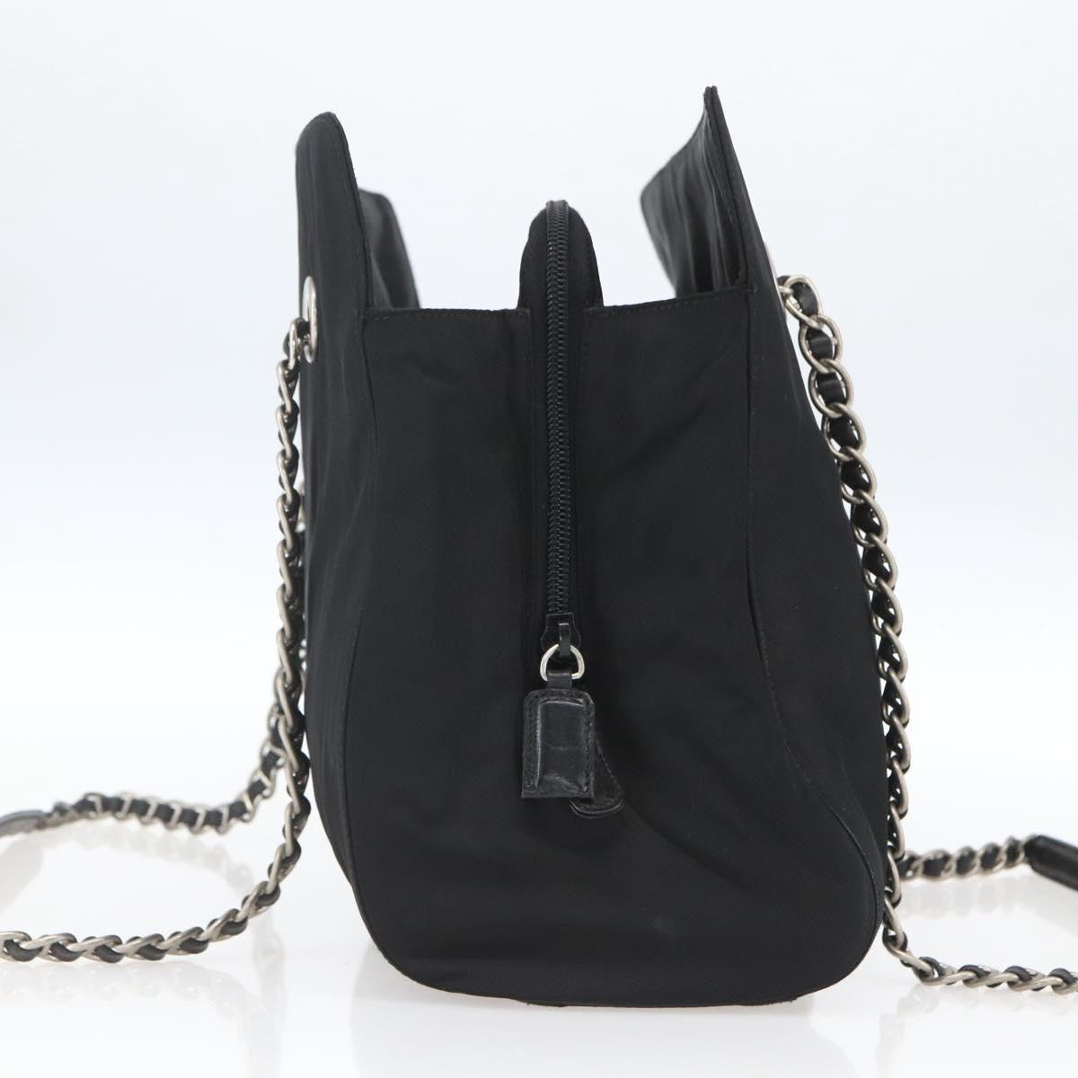 Prada Vintage Shoulder Bag Tessuto, BLACK, NYLON, Shoulder bag