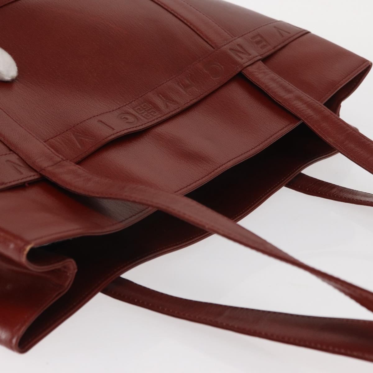 Givenchy Vintage Tote Bag Leather, BROWN, LEATHER, Tote bag