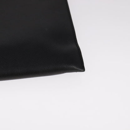 Prada Vintage Pouch Leather, BLACK, LEATHER, Clutche & pouche