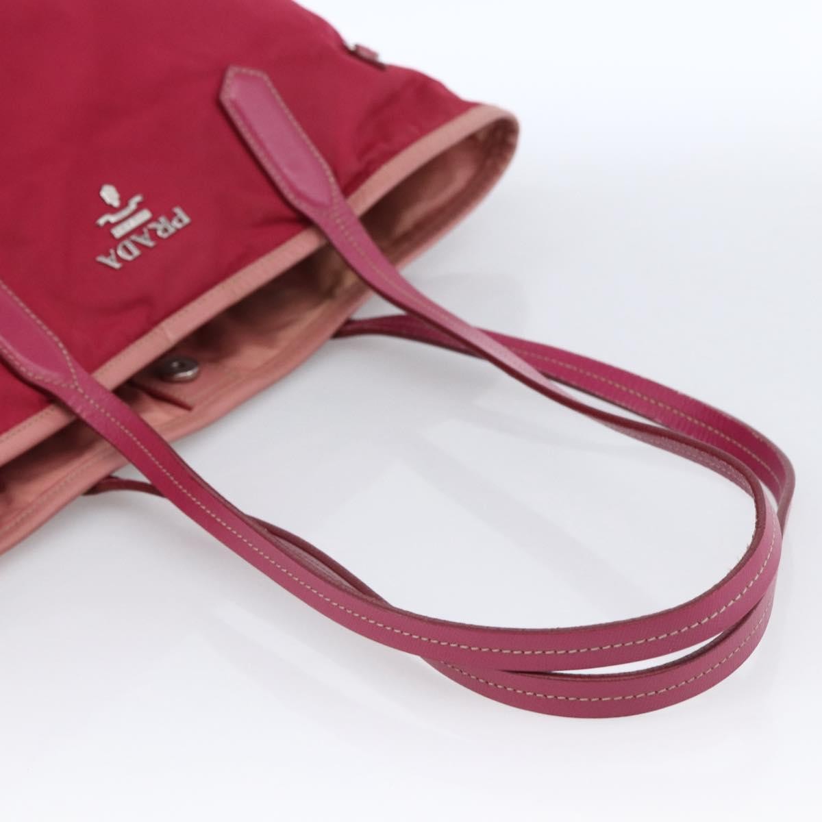 Prada Vintage Tote Tessuto, PINK, NYLON, Tote bag