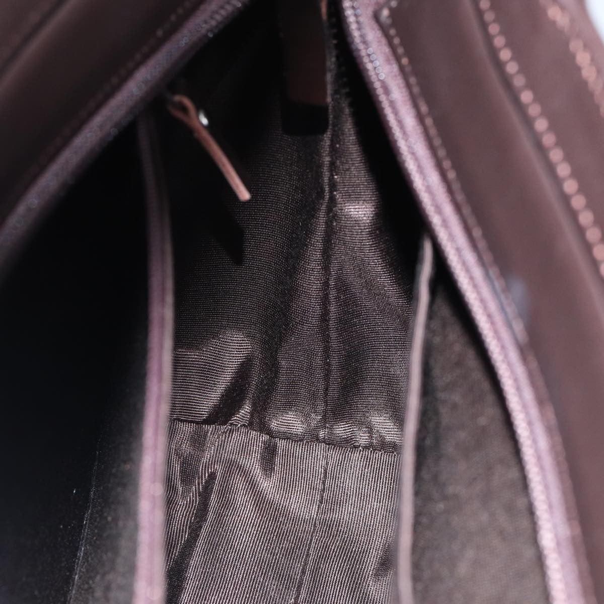 Burberry Vintage Handbag Nylon, BROWN, NYLON, Shoulder bag