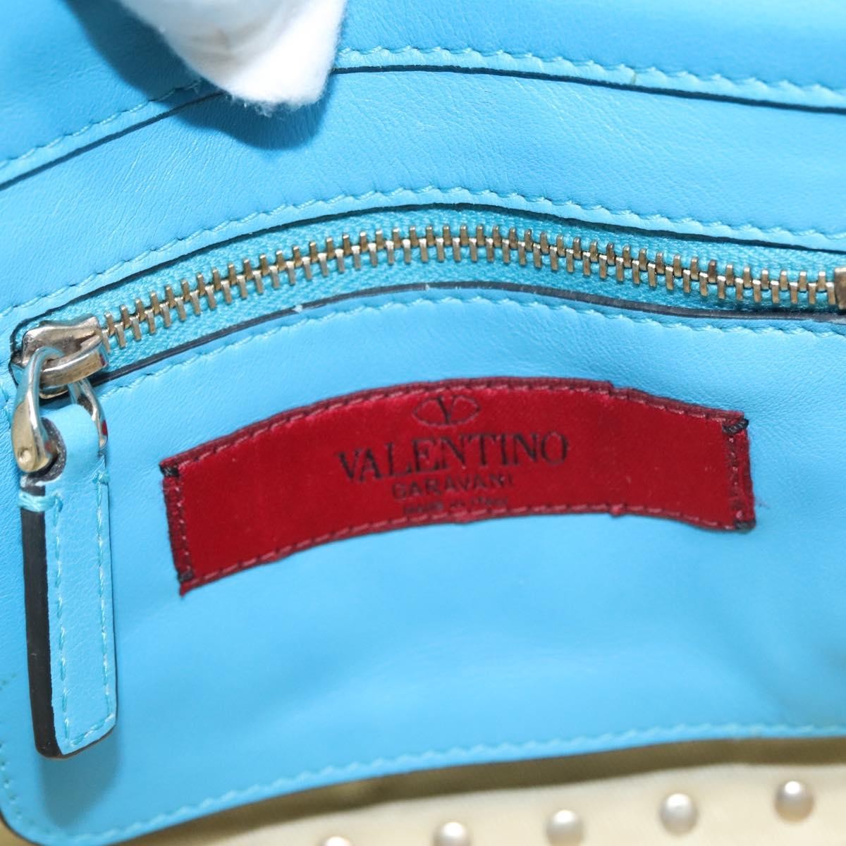 Valentino Garavani Rockstud Tote Soft Leather, BLUE, LEATHER, Tote bag