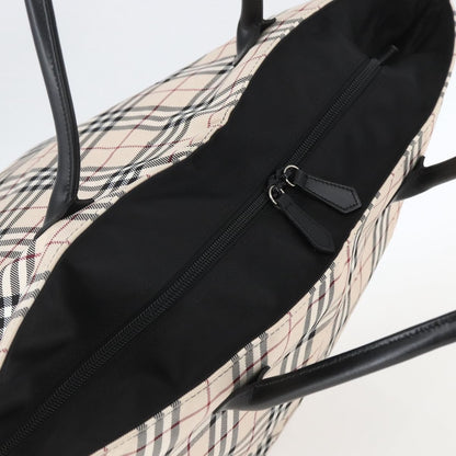 Burberry Nova Check Tote Nylon, BEIGE, NYLON, Tote bag