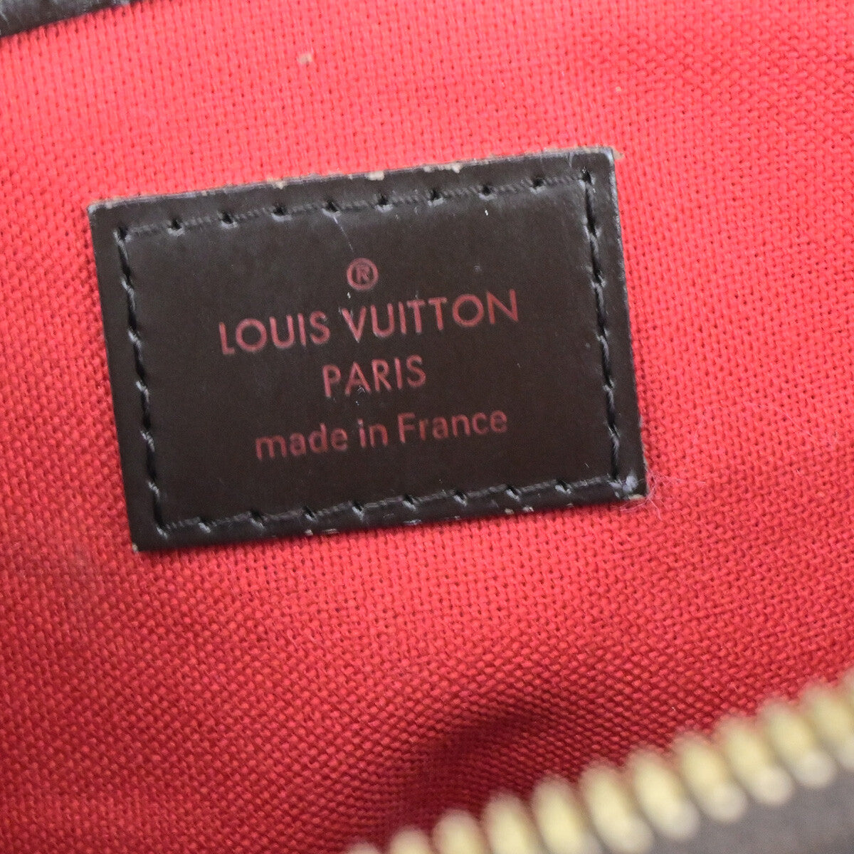 Louis Vuitton Verona Handbag Damier, BROWN, CANVAS, Shoulder bag