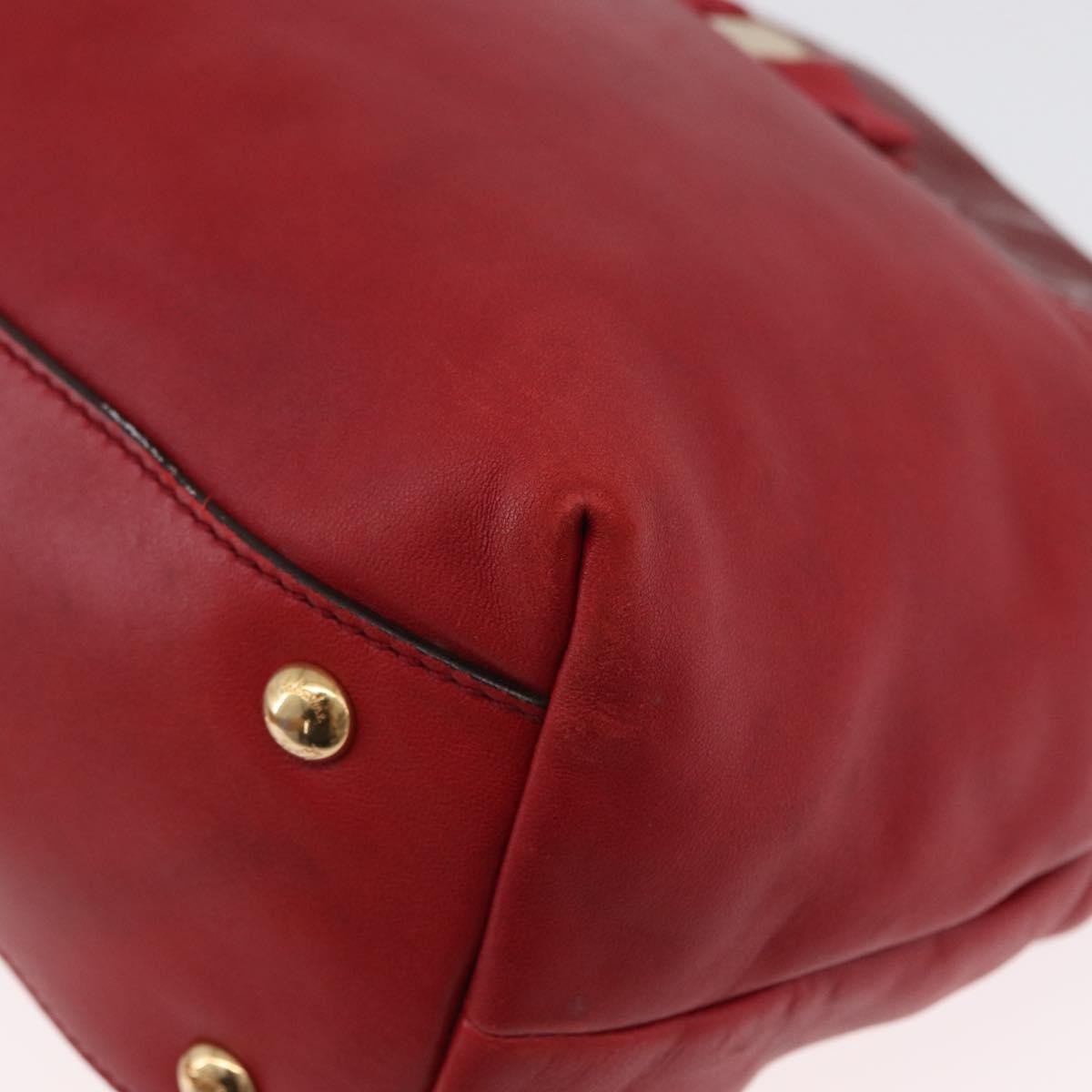 Salvatore Ferragamo Vala tote Leather, RED, LEATHER, Tote bag