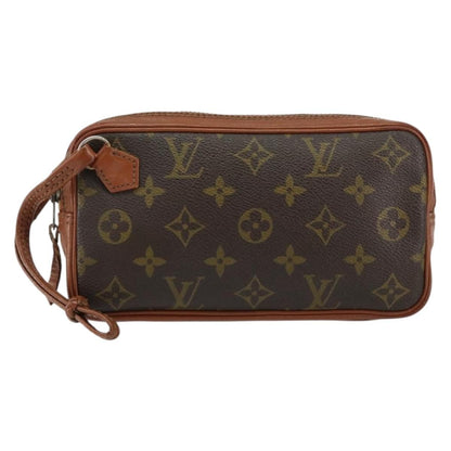 Louis Vuitton Pochette Sports Monogram Canvas, BROWN, CANVAS, Clutche & pouche