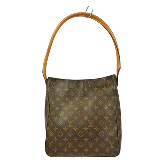 Louis Vuitton Looping Handbag Monogram Canvas, BROWN, CANVAS, Shoulder bag