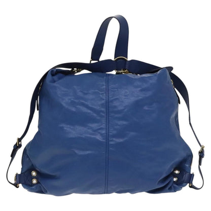 Gucci Darwin Convertible Backpack Leather, BLUE, LEATHER, Backpack