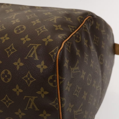 Louis Vuitton Keepall Bag Monogram Canvas, BROWN, CANVAS, Travel bag