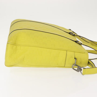 Louis Vuitton Tadao Handbag Damier Infini Leather, YELLOW, LEATHER, Handbag