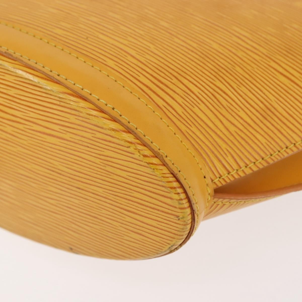 Louis Vuitton Saint Jacques Handbag Epi Leather, YELLOW, LEATHER, Handbag
