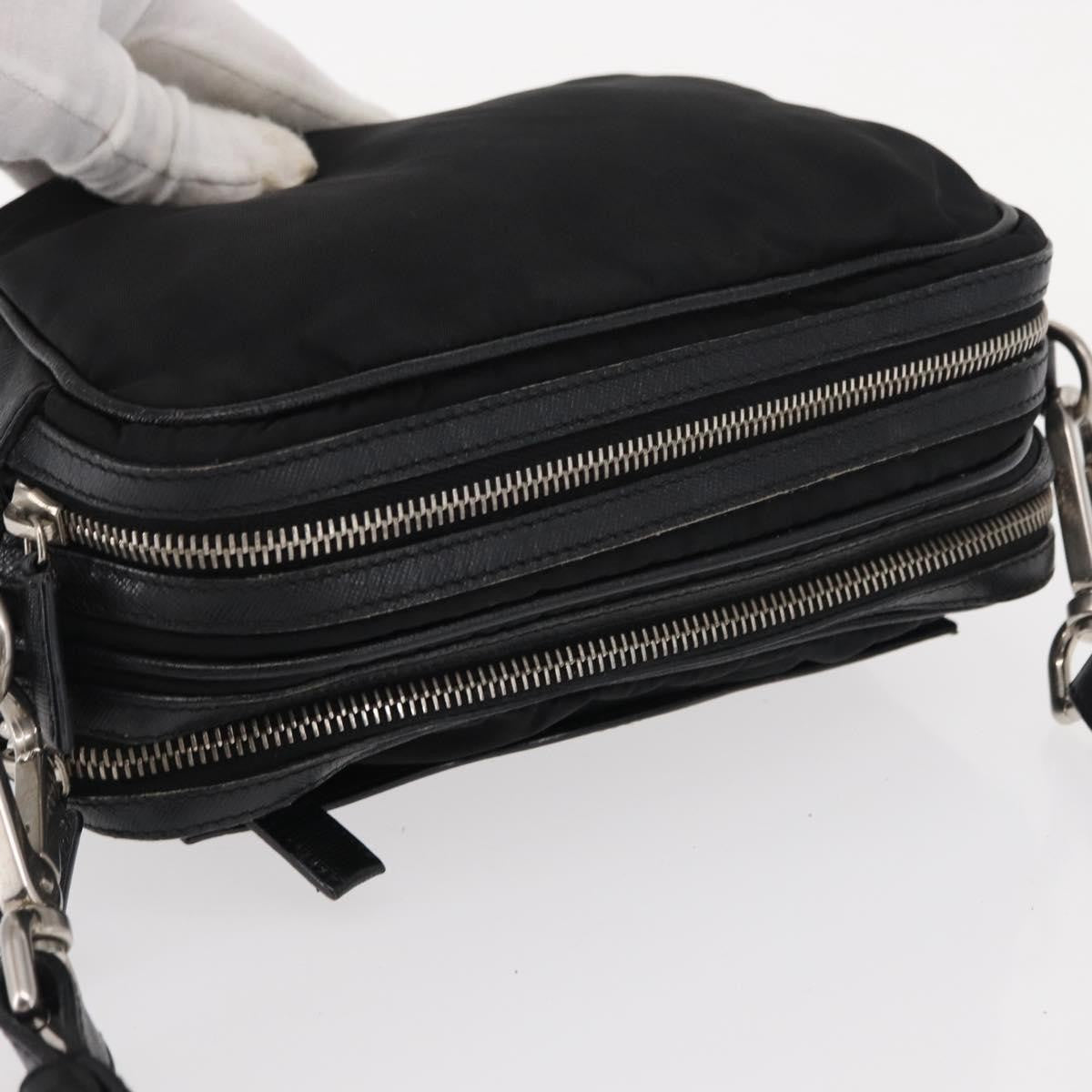 Prada Vintage Shoulder Bag Tessuto, BLACK, NYLON, Shoulder bag