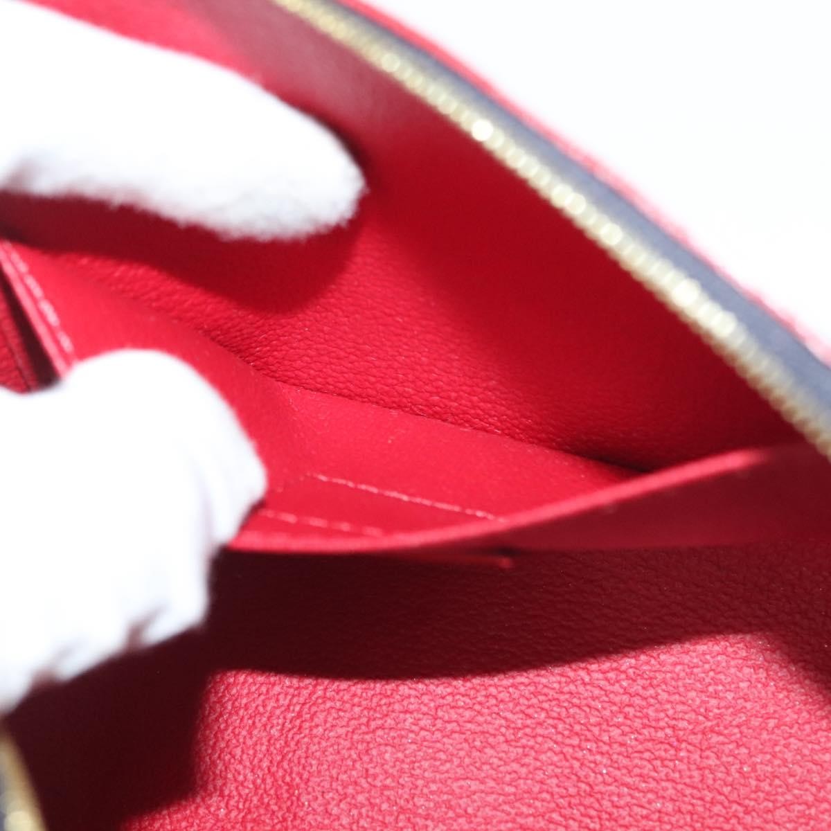 Louis Vuitton Cosmetic Pouch Monogram Empreinte Leather, NAVY, LEATHER, Toiletry Case