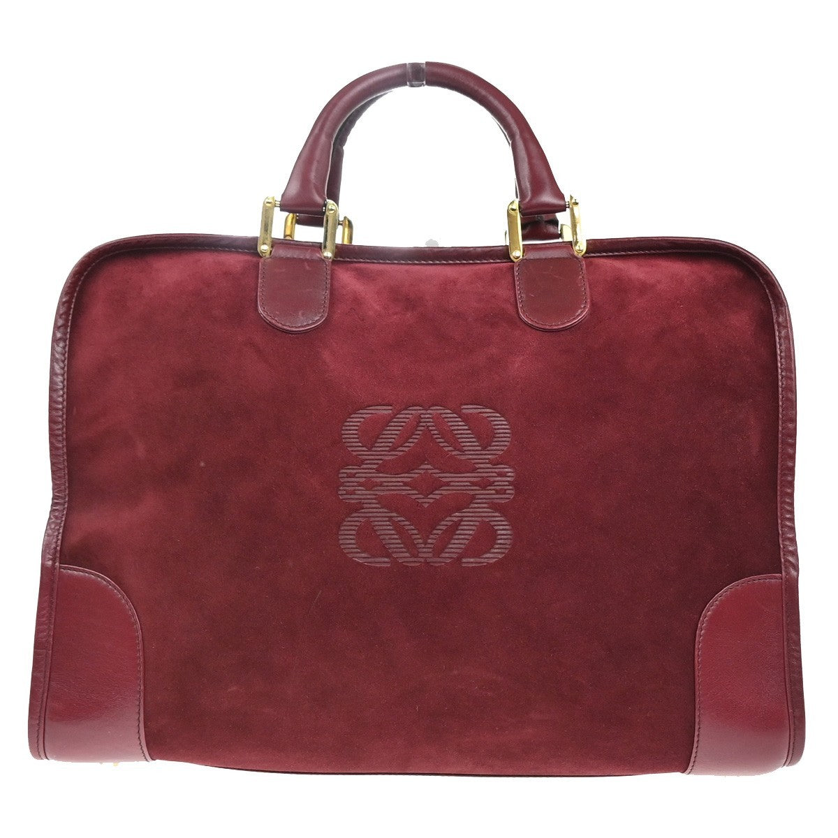 Loewe Amazona Bag Suede, RED, SUEDE, Handbag