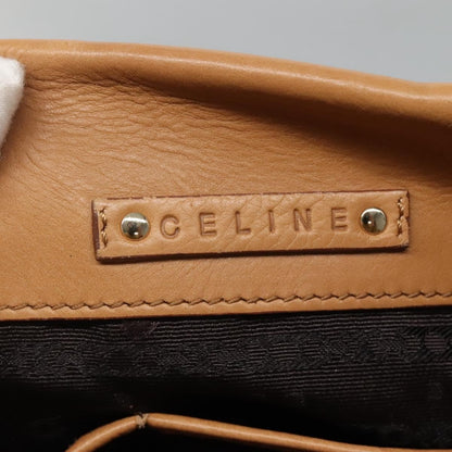 Celine Handbag Leather, BEIGE, LEATHER, Handbag
