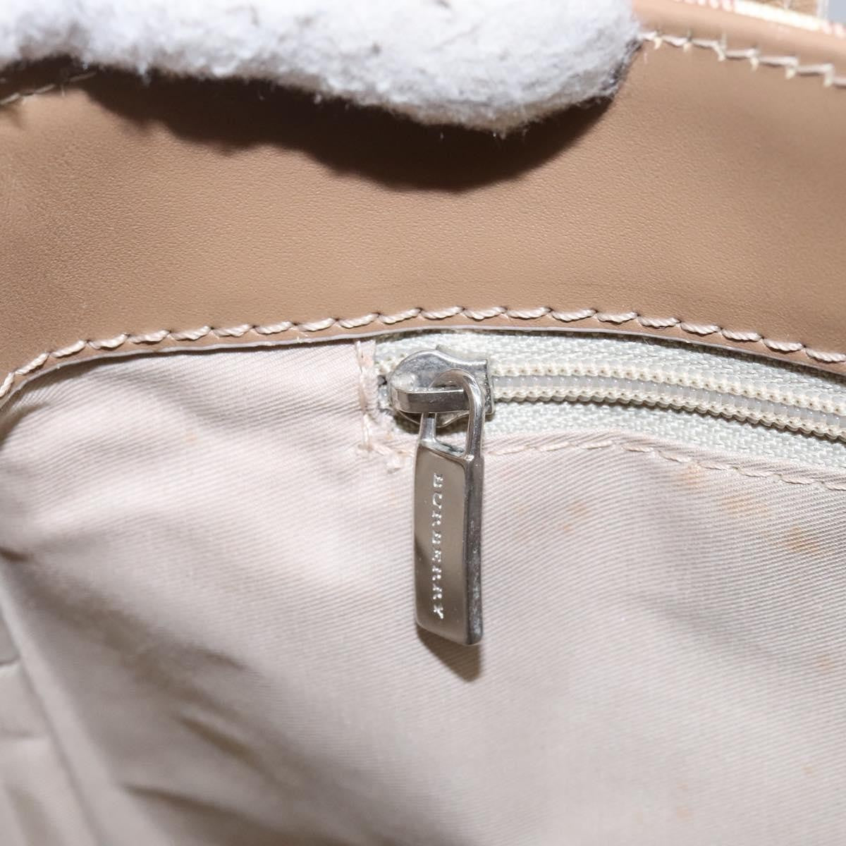 Burberry Nova Check Tote Canvas and Leather, PINK, CANVAS, Tote bag