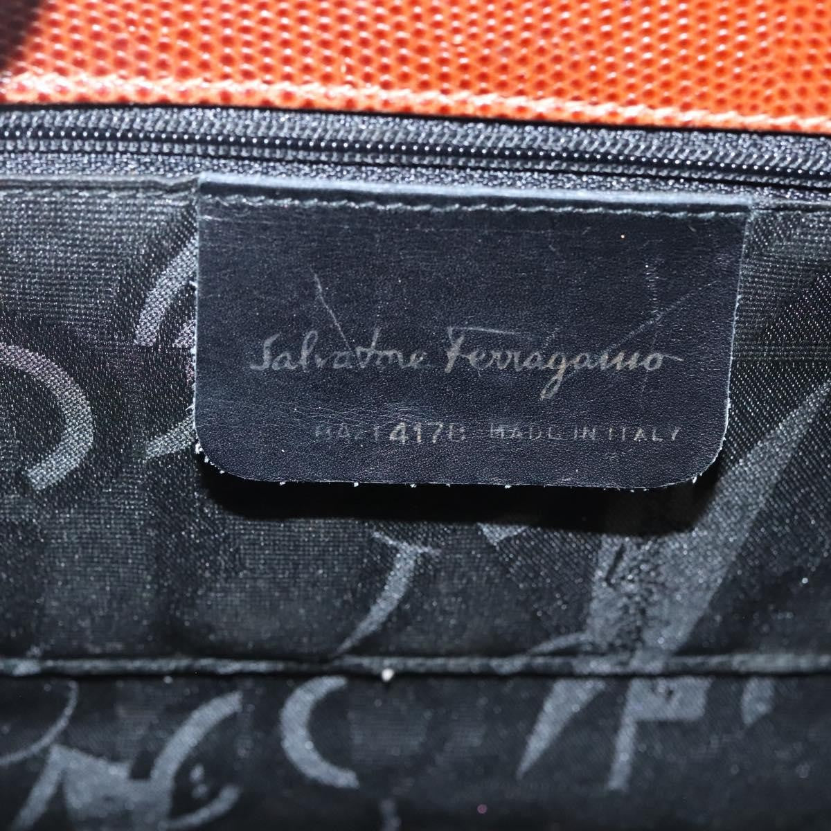 Salvatore Ferragamo Convertible Vara Bow Tote Leather, BROWN, LEATHER, Handbag