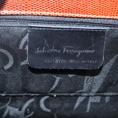 Salvatore Ferragamo Convertible Vara Bow Tote Leather, BROWN, LEATHER, Handbag