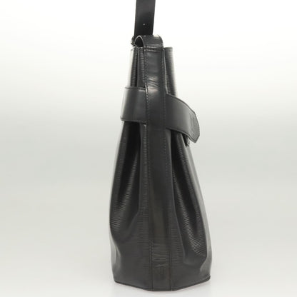 Louis Vuitton Vintage Sac d'Epaule Handbag Epi Leather, BLACK, LEATHER, Handbag