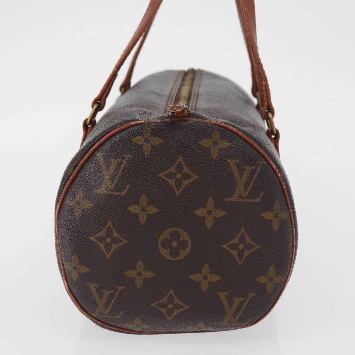 Louis Vuitton Papillon Handbag Monogram Canvas, BROWN, CANVAS, Handbag