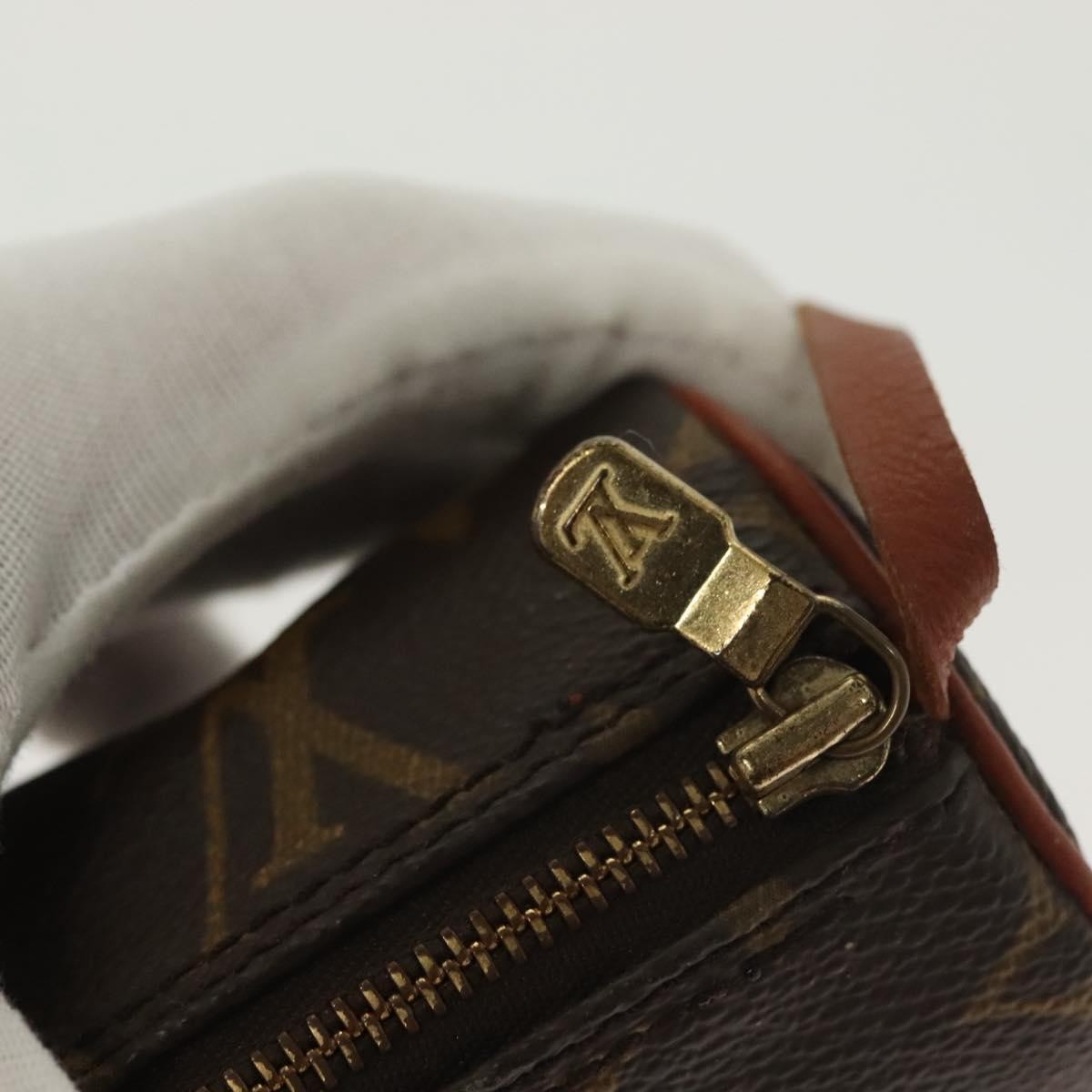 Louis Vuitton Papillon Pochette Monogram Canvas, BROWN, CANVAS, Handbag