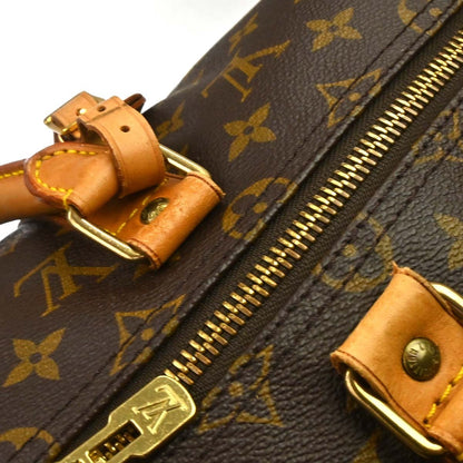 Louis Vuitton Keepall Bag Monogram Canvas, Brown, Canvas, Travel Bag