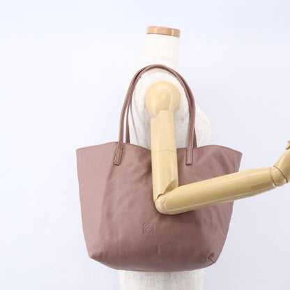 Loewe Vintage Anagram Tote Leather, PINK, LEATHER, Tote bag