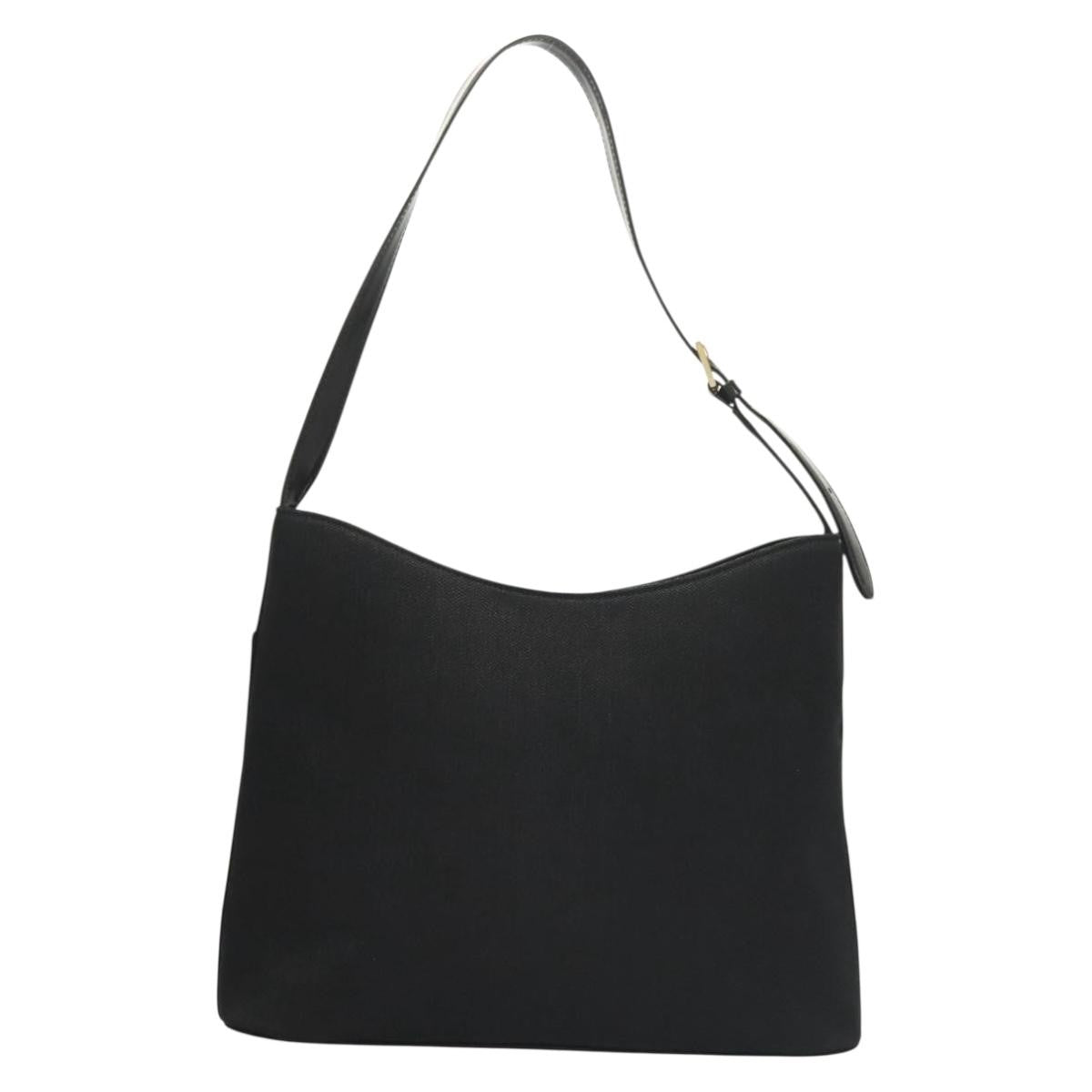 Givenchy Vintage 4G shoulder bag Leather, BLACK, CANVAS, Shoulder bag