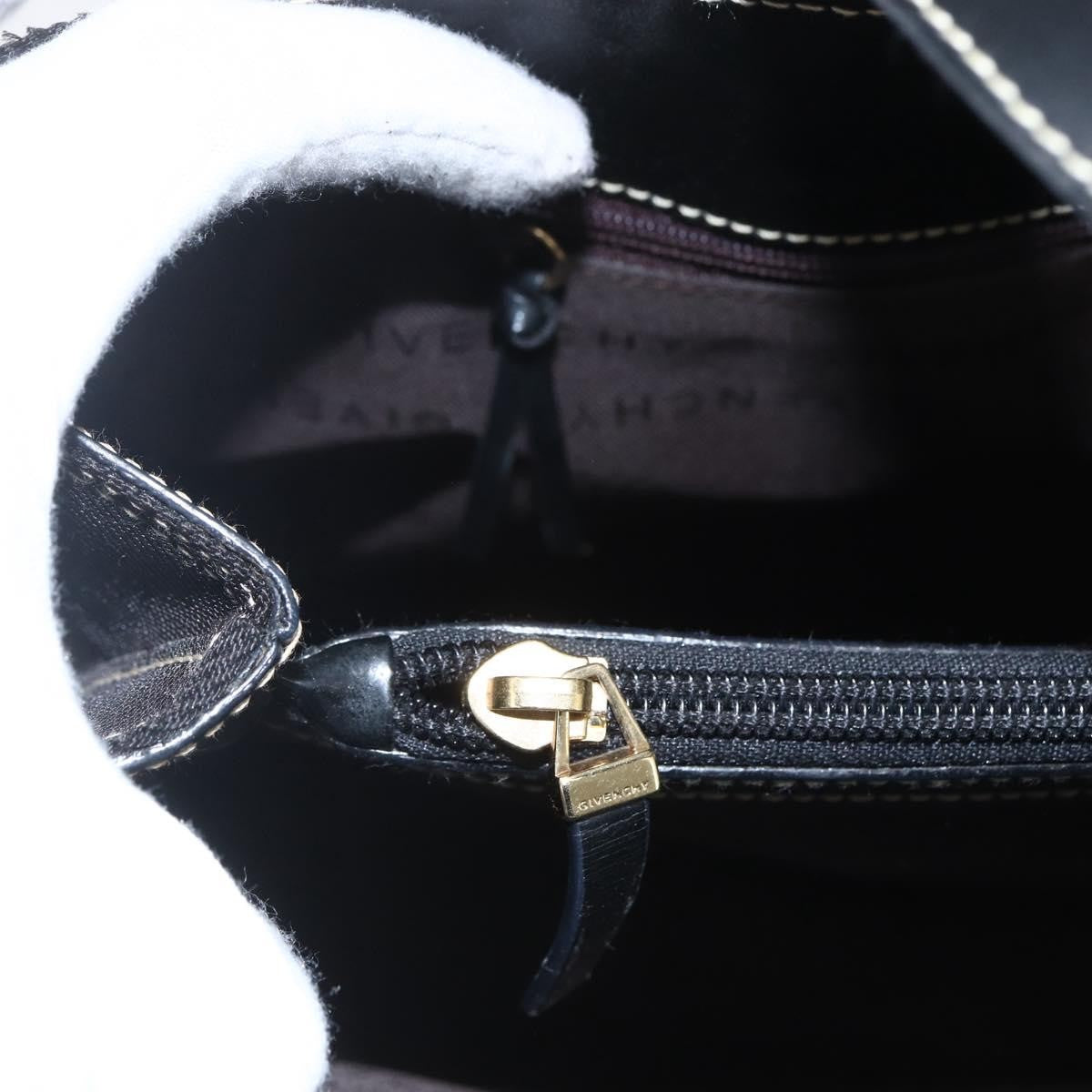 Givenchy Vintage Handbag Canvas, BLACK, CANVAS, Handbag