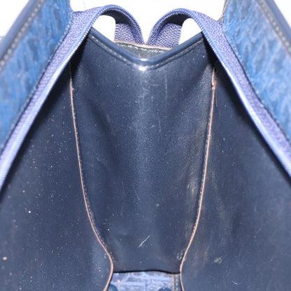 Christian Dior Vintage Trotter Handbag Canvas, NAVY, CANVAS, Handbag
