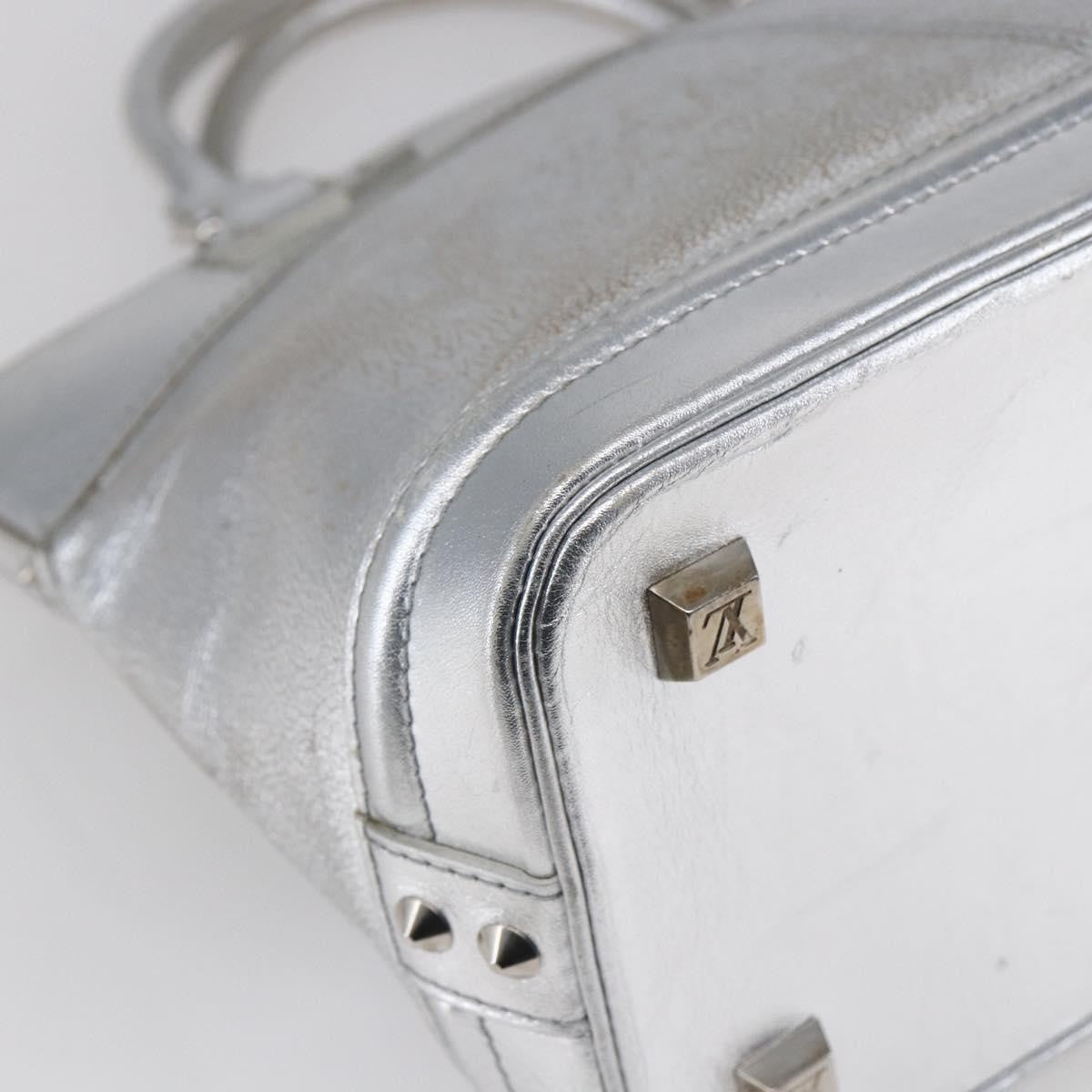 Louis Vuitton Suhali Lockit Handbag Leather, SILVER, LEATHER, Handbag