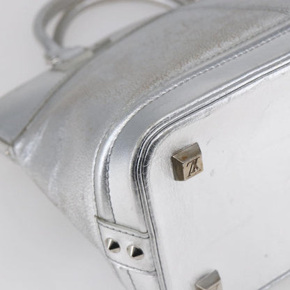 Louis Vuitton Suhali Lockit Handbag Leather, SILVER, LEATHER, Handbag